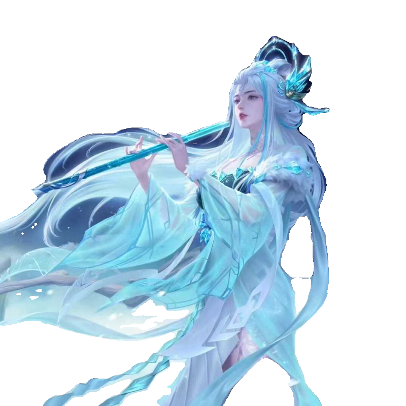 漫秀征集王者荣耀COS服霜月吟-露娜cosplay服装游戏女装