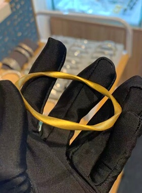 金包银莫比乌斯手镯百搭素圈手环