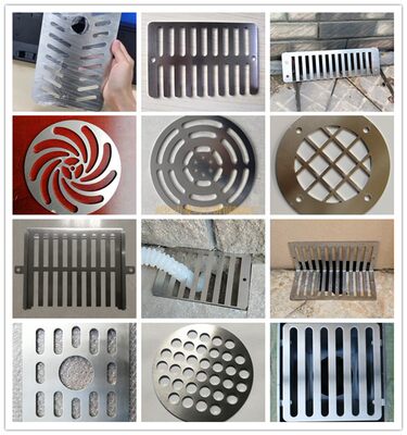 304不锈钢雨水篦子排水挡水格栅板侧排墙排地排地漏盖板过滤网 虎窝淘