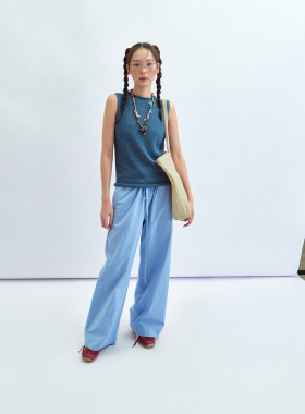 Hello September 小马复古编织搭配穿着不规则撞色项链V60340