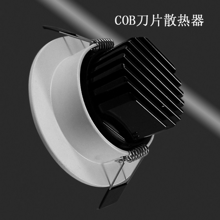COB射灯3W5W7W筒灯开孔5cm客厅led天花射灯背景墙灯牛眼灯 - 图0