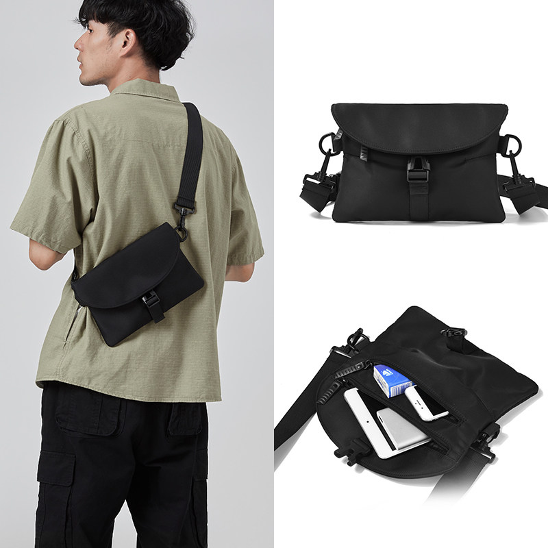 嘻哈迷你潮牌男街头个性女单肩包 尔旺男士包袋