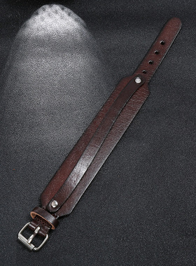 欧美跨境新款复古简约牛皮