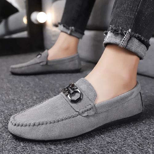 Мужские туфли, универсальная тонкая летняя дышащая трендовая повседневная обувь для отдыха, в корейском стиле, 2022