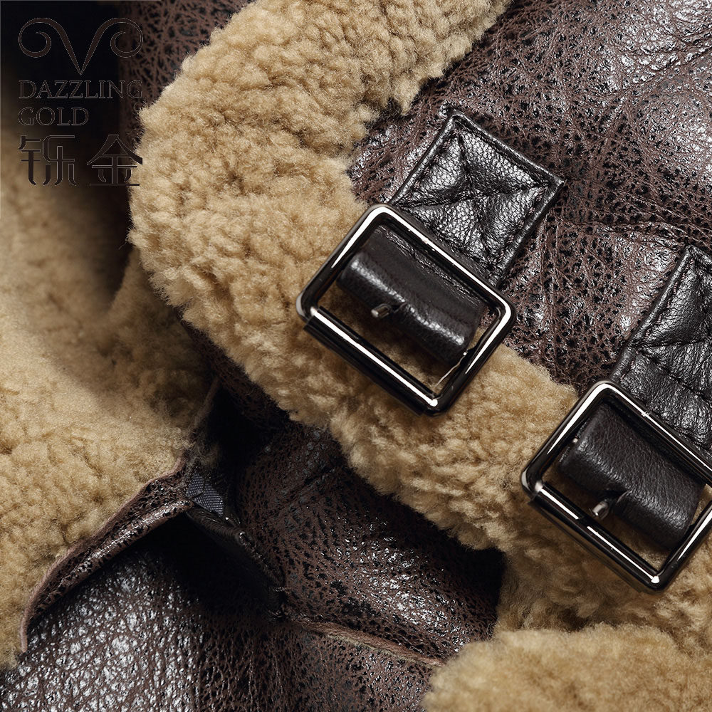 冬原生态皮毛一体男真皮羊羔毛中年加厚连帽夹克b3飞行服羊毛外套,淘宝优惠券,粉丝福利购,淘宝优惠卷