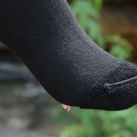 官网16美刀!美国汉斯外贸夏季薄拉毛女袜中筒户外登山打球健身袜 - 图2