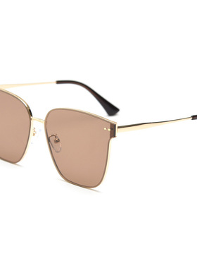 金属尼龙大框方形墨镜