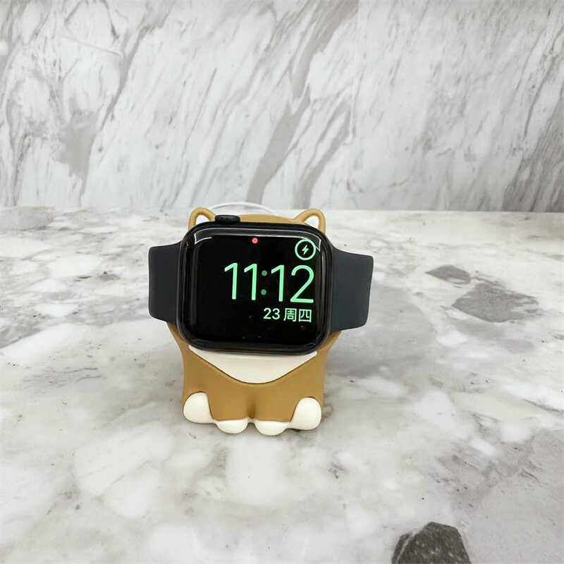 适用于苹果iwatch7手表桌面充电小支架watch9/8 Ultra2智能座柴犬 - 图0