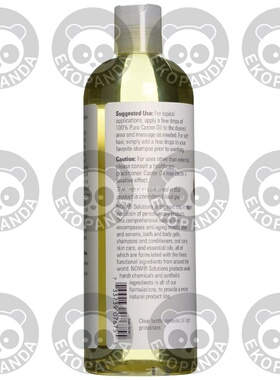NOW Solutions Castor Oil,  Pure, 16 ounce 蓖麻油