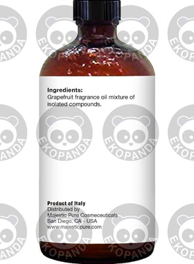 Majestic Pure Grapefruit Oil, 4 fl oz  葡萄柚油 西柚油 118ml