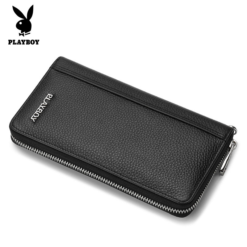 花花公子新款真皮男士信封包钱包 花花公子箱包男士包袋