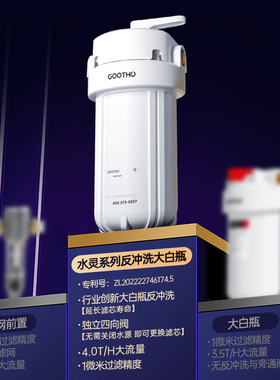 库硕大白瓶反冲洗前置过滤器
