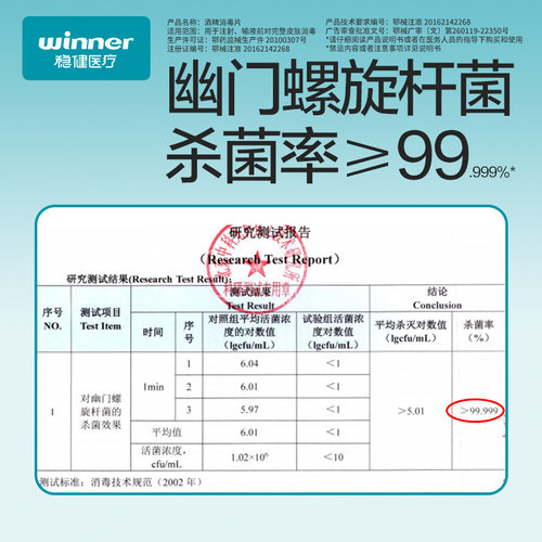 稳健医用酒精棉片100片一次性消毒片消毒棉贴擦手机屏幕清洁湿巾 - 图3