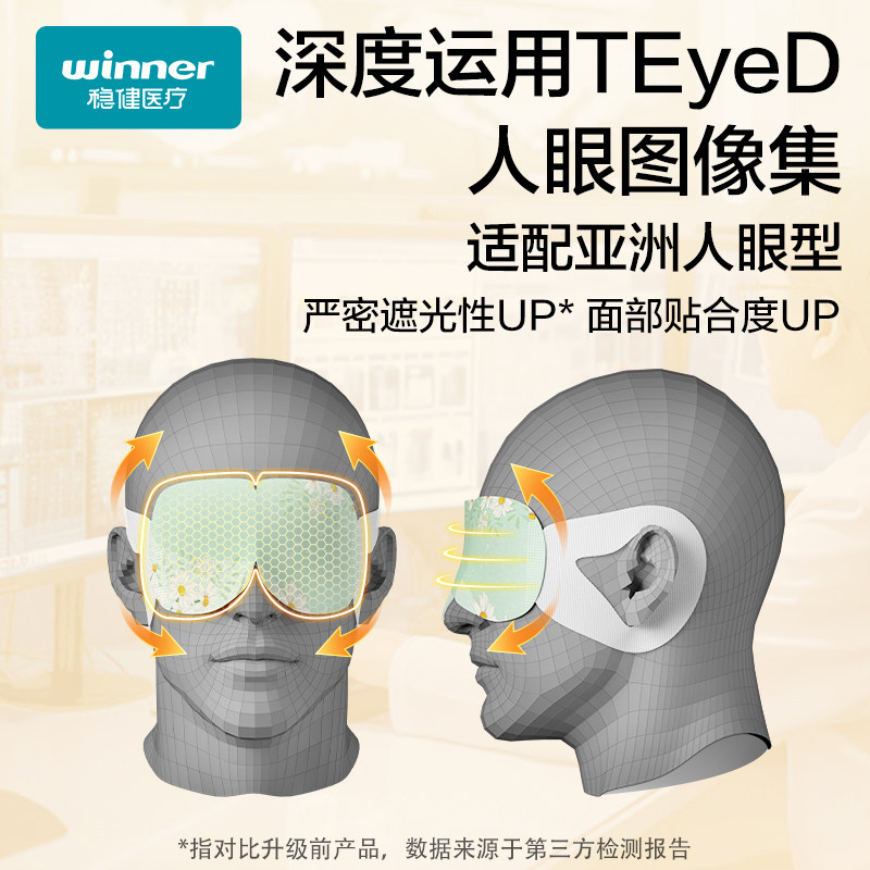 【晁然直播间】稳健蒸汽眼罩缓解眼部疲劳热敷睡眠遮光发热放松,淘宝优惠券,粉丝福利购,淘宝优惠卷