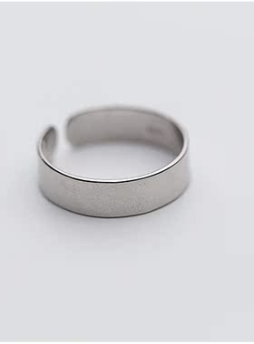 日韩风光面开口戒指