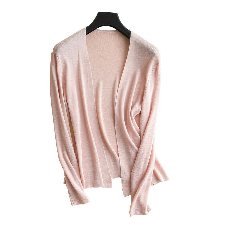 冰丝针织开衫春夏外搭小披肩防晒衣 屋曼毛针织衫