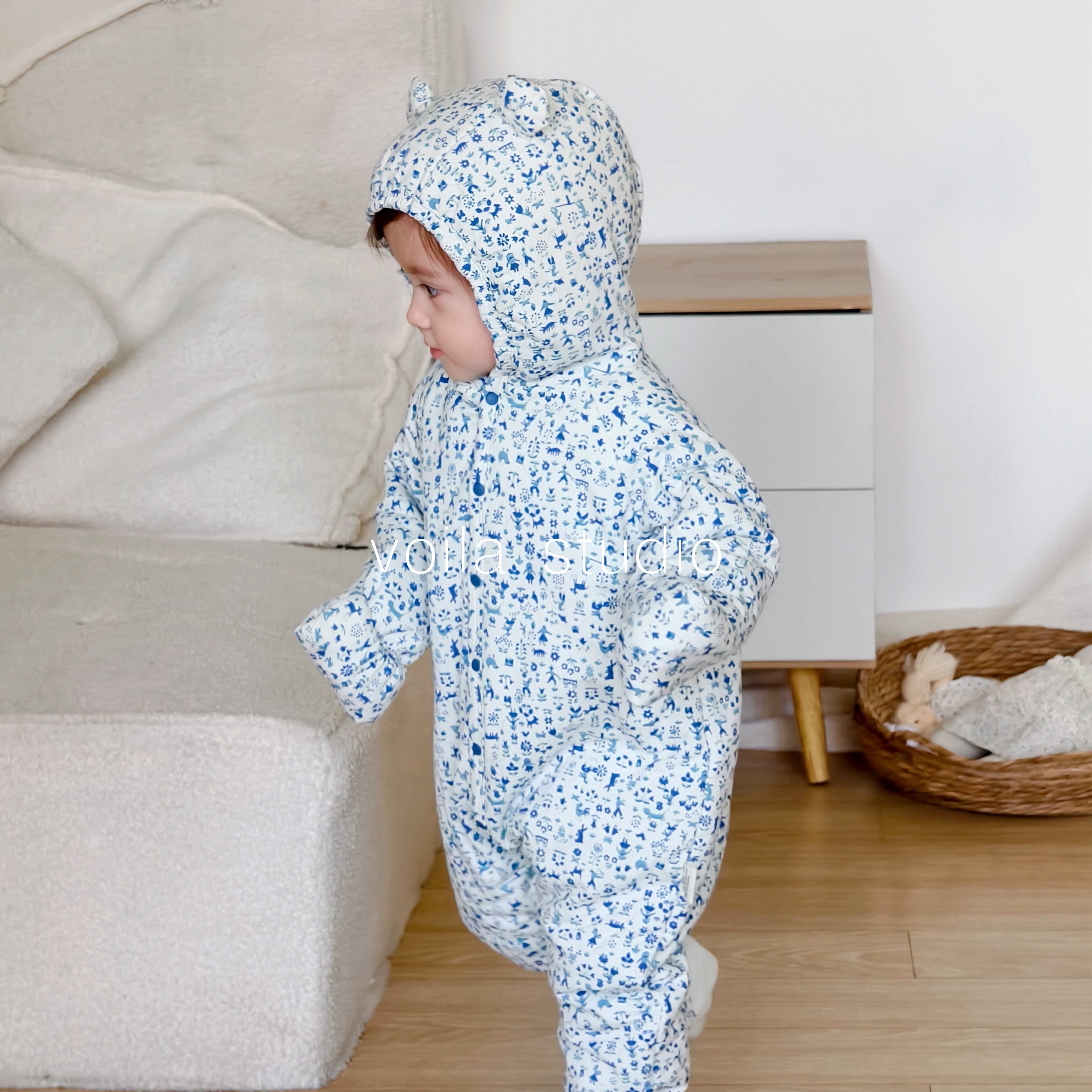 宝宝熊耳朵连体棉服夹棉加厚连体衣秋冬季连帽外出服婴儿棉衣棉袄,淘宝优惠券,粉丝福利购,淘宝优惠卷