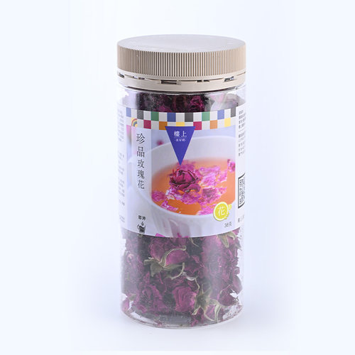 中国香港楼上 珍品玫瑰花 花冠干玫瑰花茶38g(直邮) - 图1
