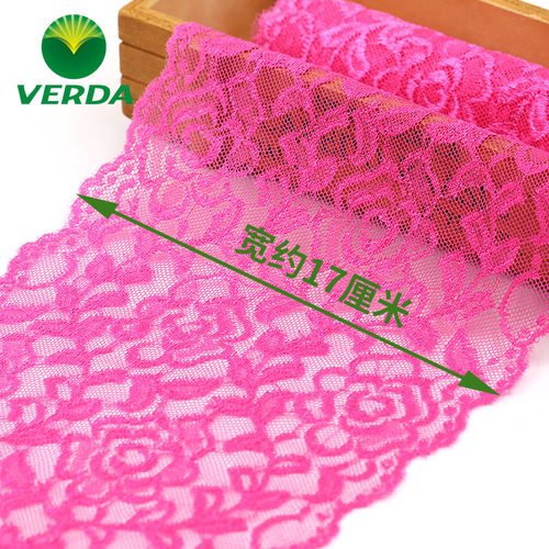 彩色蕾丝花边衣服抹胸裙子装饰宽蕾丝边黑色白色手工diy辅料布料 - 图1