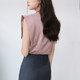 ອອກ​ແບບ​ເສື້ອ chiffon ເສ​ອ​ແຂນ​ທີ່​ວ່າງ​