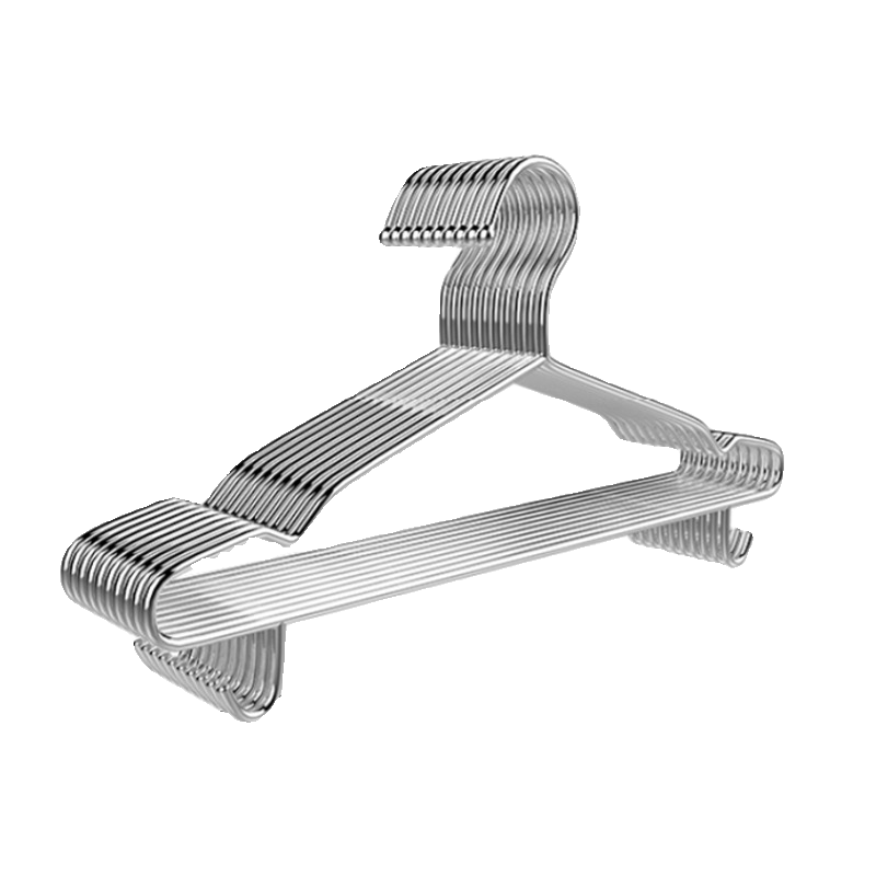 不锈钢衣架带钩304带勾衣架实心加粗衣服2024新款不锈钢衣架,淘宝优惠券,粉丝福利购,淘宝优惠卷