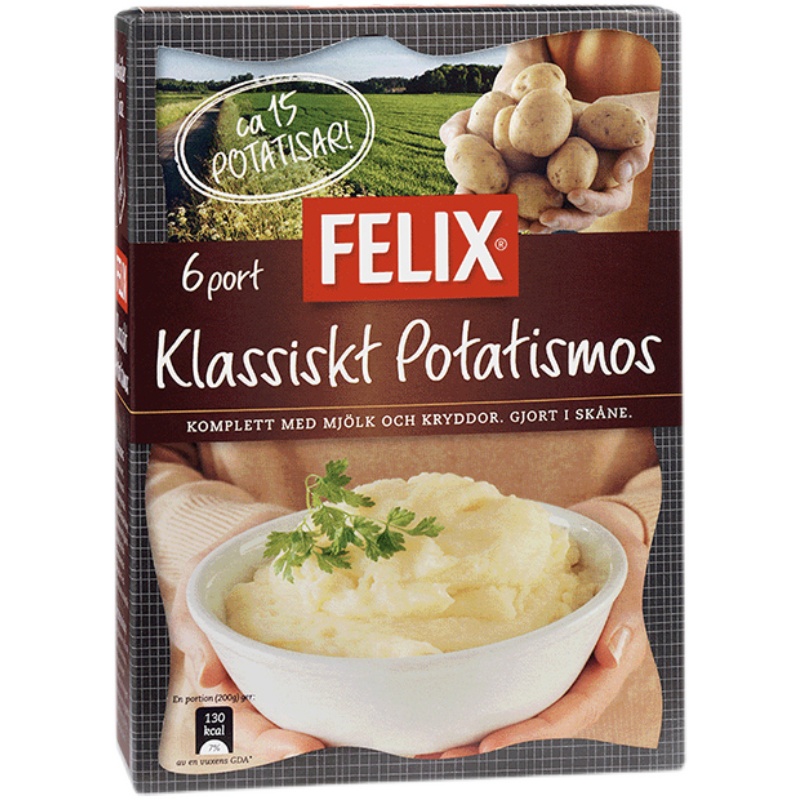 瑞典进口菲力斯Felix经典即食速溶低脂土豆泥预拌粉方便速食食品-图3
