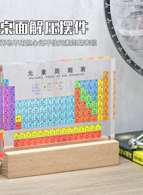 元素周期表摆件高清彩色印刷