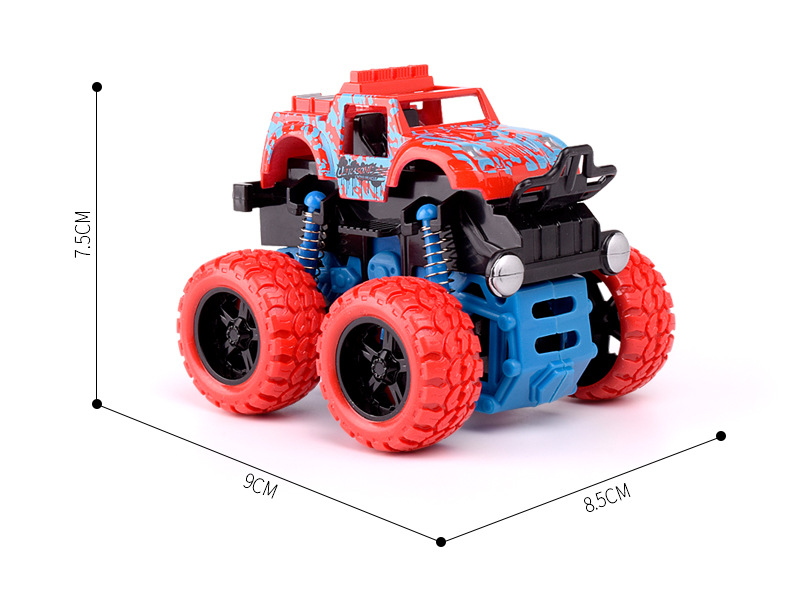 惯性翻滚越野车耐摔攀爬车模型宝宝小汽车儿童四驱玩具车3-4-6岁