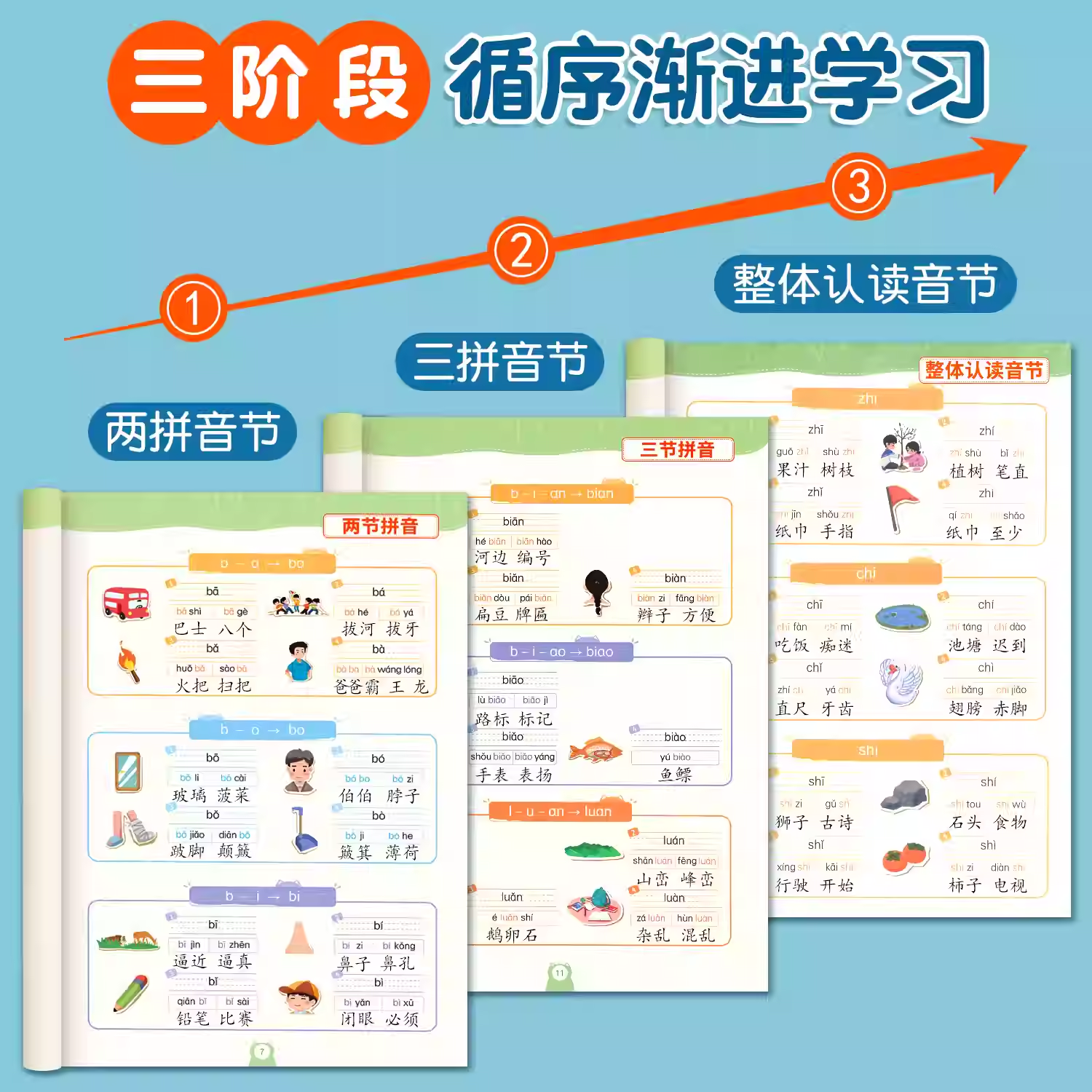 一年级拼音专项练习册读音选择训练本幼小衔接汉语拼音拼读训练语文人教版一日一练小学生同步练习过关看拼音写词语学习神器天天练
