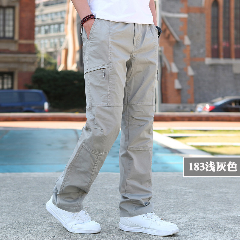 夏季男士户外宽松直筒弹力工装裤 s600休闲裤