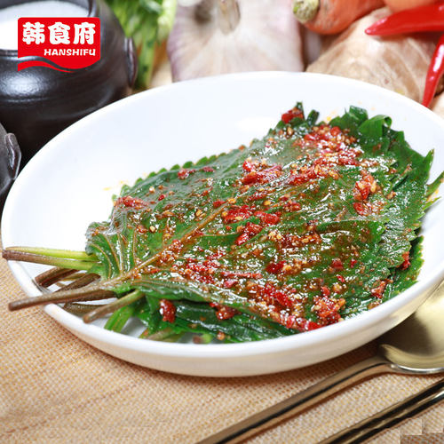 韩式泡菜辣白菜桔梗苏子叶酱杂菜萝卜东北延边特产朝鲜族腌制咸菜 - 图2