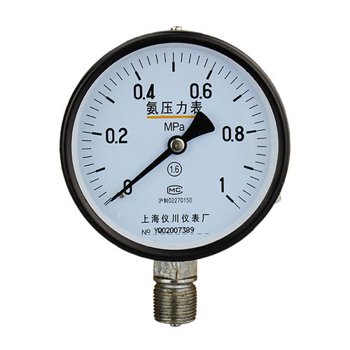 氨压力表 YA-100 YA-150 氨气表 0-2.5MPA 上海仪川仪表 正品 - 图3