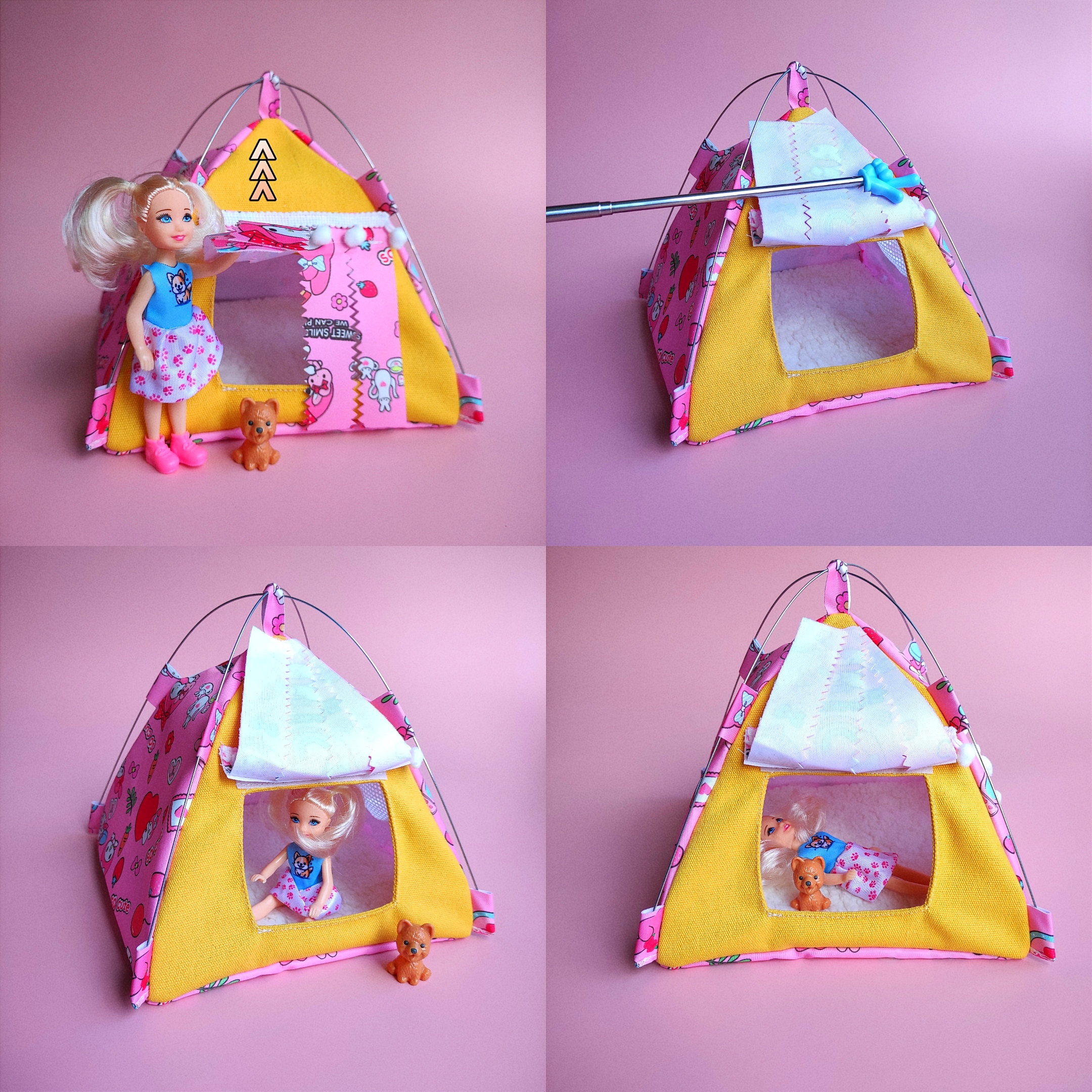 迷你小帐篷周边12分ob11拍摄道具仿真小物品娃娃屋微缩模型玩具 - 图2