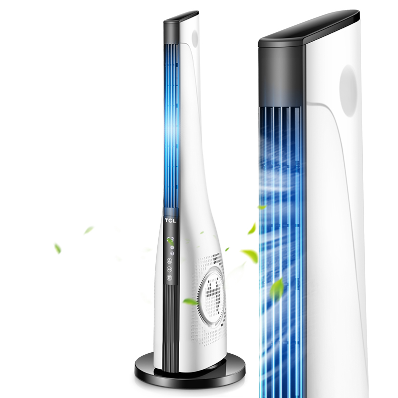 tcl小麦专卖店TCL电风扇家用塔扇摇头台立式落地电扇遥控静音节能宿舍无叶风扇0