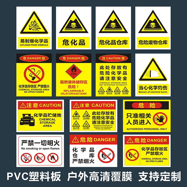 易制毒化学品仓库管理制度易燃易爆危险区标识牌危险贮存标识危化品剧毒品贮存区注意安全严禁一切明火警示牌 - 图1