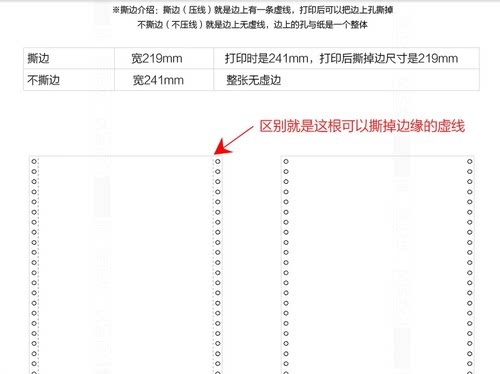 图润电脑打印纸 一二三四五联六层针式电脑打印纸 241-3打印纸一二三等份彩色A4发货单 241-12345层6联连续纸 - 图2