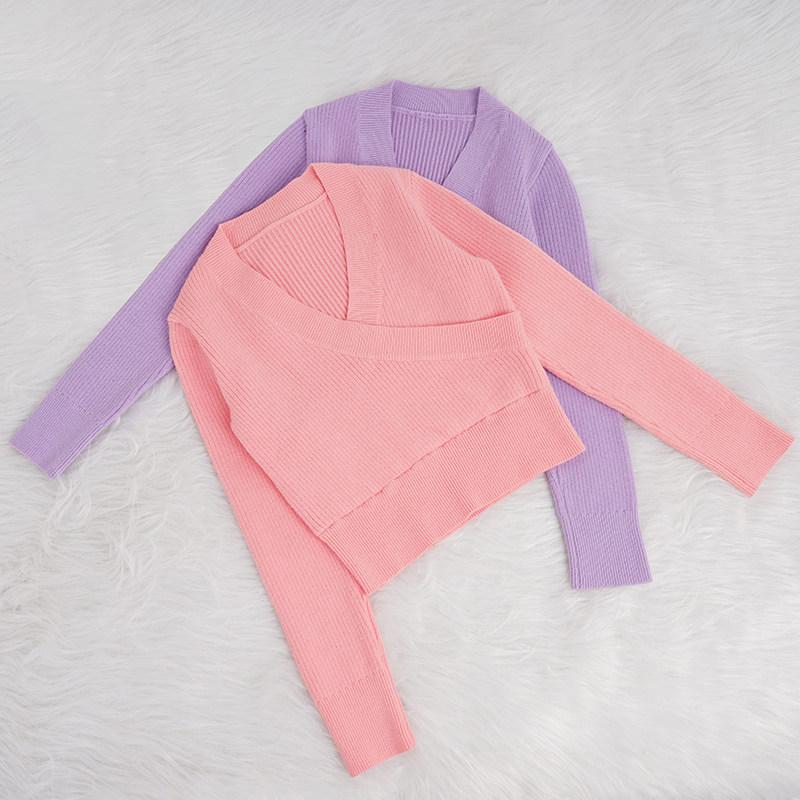 儿童舞蹈服毛衣秋冬芭蕾舞服练功服长袖女童针织套头小保暖外套,淘宝优惠券,粉丝福利购,淘宝优惠卷