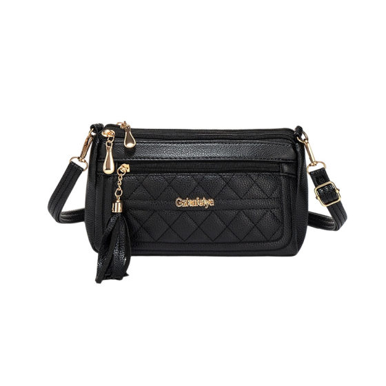 Korean style mother-in-law large capacity cross body small square bag
