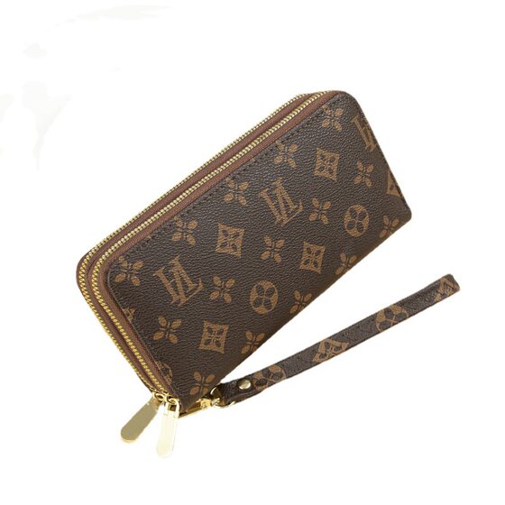 Double zipper clutch bag presbyopia mobile phone bag