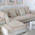 Cold Bird rắn màu sofa đệm vải bốn mùa sofa đặt hiện đại tối giản sofa khăn bông đệm đệm kết hợp - Ghế đệm / đệm Sofa