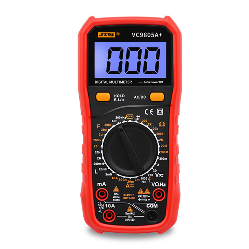 滨江9801数显万用表大屏幕背光电容电感频率温度测量VC9805系列_虎窝淘