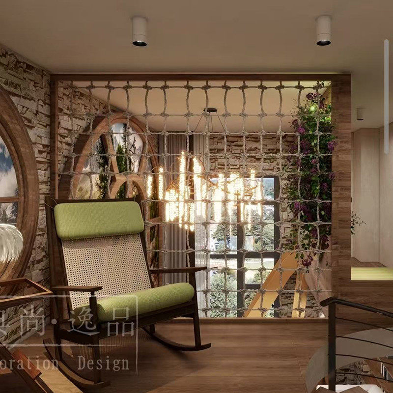 定制树屋防护网儿童房上铺上下床安全网围网棉线麻绳网格装饰绳网,淘宝优惠券,粉丝福利购,淘宝优惠卷