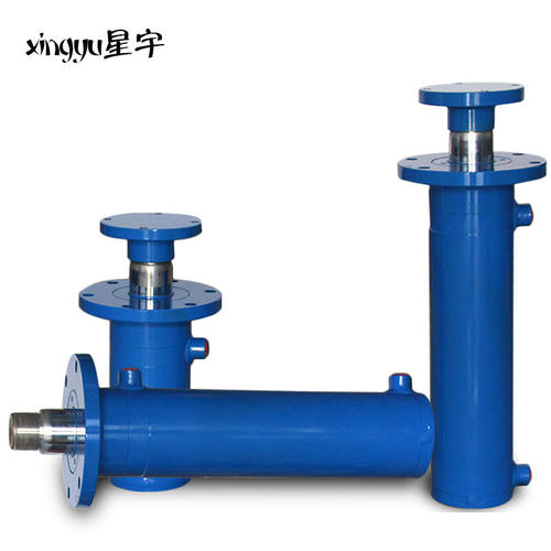 液压油缸20吨前法兰双向油缸油顶打包升降机液压缸微型小型液压站 - 图1