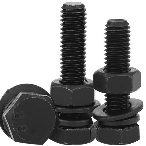 8.8级外六角螺丝螺母套装配件加长螺丝M5M6M8M10M12M14M16M18M20 - 图0