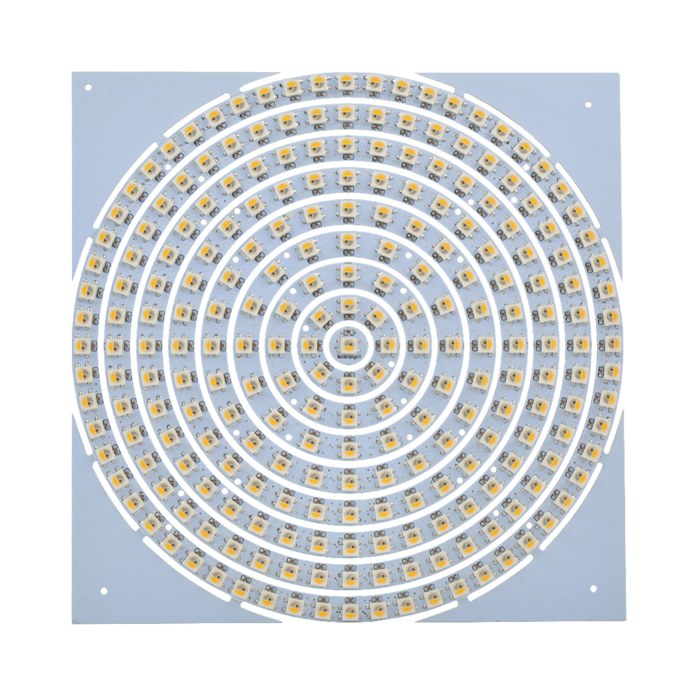 WS2812 5050 RGB LED 内置全彩驱动彩灯 圆形开发板 5V 黑板 圆环 - 图0