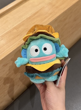 正版汉堡包丑鱼汉顿毛绒公仔玩具丑萌包包挂件鱼怪玩偶挂饰礼物