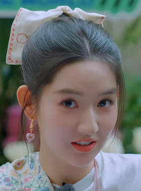 王玉雯同款方巾发圈女草莓十字刺绣设计感手帕发绳方形头绳度假风