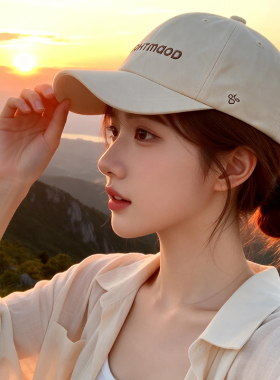 夏季女款显脸小防晒登山棒球帽