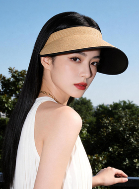 2026夏季女款大檐空顶防晒帽