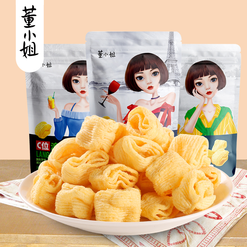 玉米卷脆片膨化网红小吃散装休闲零食 好吃 位浪斯卡薯片 C 董小姐 玉米卷脆片膨化网红小吃散装休闲零食 好吃 位浪斯卡薯片 C 董小姐